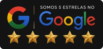 Somos 5 estrelas no Google: ver avaliações